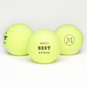 Beste Boyvriendin ter wereld Tennisballen (Multi)