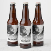 Beste boyvriendin van werelden bier etiket (Flessen)