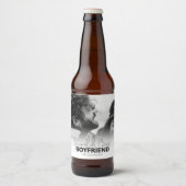 Beste boyvriendin van werelden bier etiket (Voorkant)