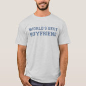 Beste boyvriendin van werelden t-shirt (Voorkant)