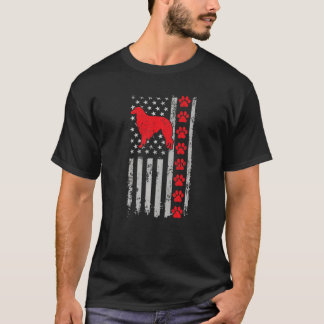 Beste brandweerman Bossie Mam Papa Ooit Vlag Hond  T-shirt