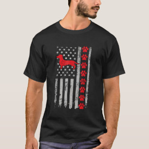 Beste brandweerman Dachshund Mam Pap Ooit Amerikaa T-shirt