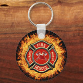 Beste brandweerthema-Sleutelhangers Sleutelhanger (Voorkant)
