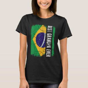 Beste Braziliaanse opa ooit Vlag Vader D T-shirt