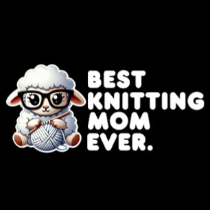 Beste breien mam ooit grappig Gezegde Tote Bag