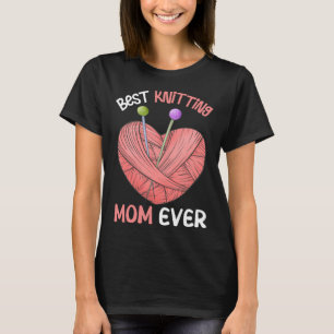 Beste breien mam ooit haken garen Moeders Da T-shirt
