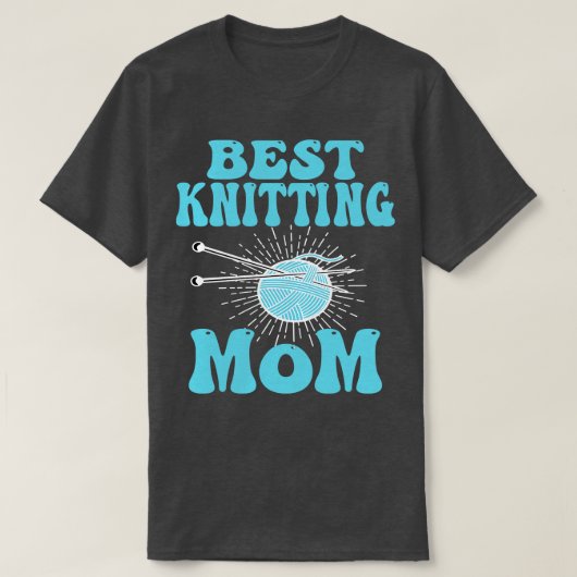 Beste breien moeder 3 t-shirt (Design voorkant)