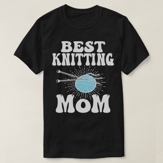 Beste breien moeder 4 t-shirt (Design voorkant)