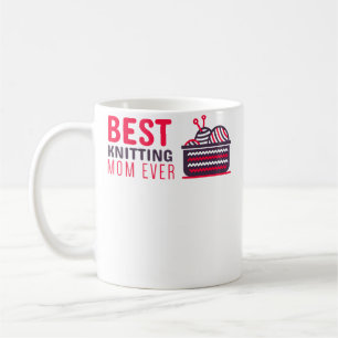 Beste Breiende Moeder Ooit Breiende Moeder T-shirt Koffiemok