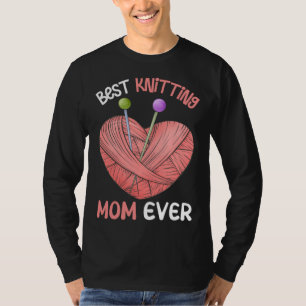 Beste Breiende Moeder Ooit Haakt Garen Moederdag T-shirt