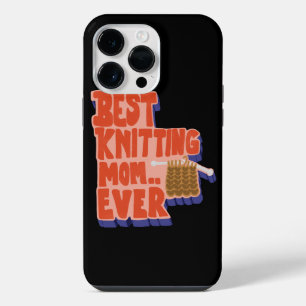 Beste Breiende Moeder Ooit Retro Vintage Typografi iPhone 14 Pro Max Hoesje