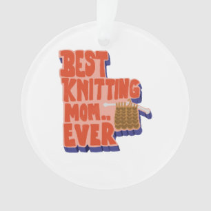 Beste Breiende Moeder Ooit Retro Vintage Typografi Ornament