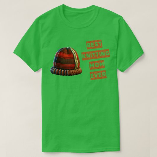 Beste breimoeder ooit2 t-shirt (Design voorkant)