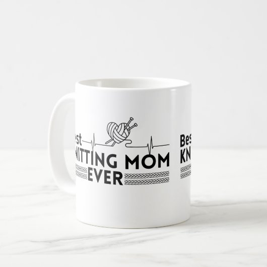 Beste breimoeder ooit koffiemok (Voorkant links)