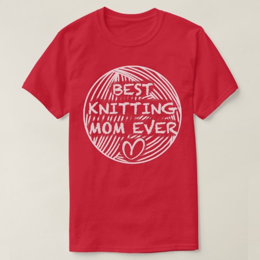 Beste breimoeder ooit t-shirt (Design voorkant)