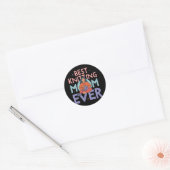 beste breinmoeder ooit 40 ronde sticker (Envelop)