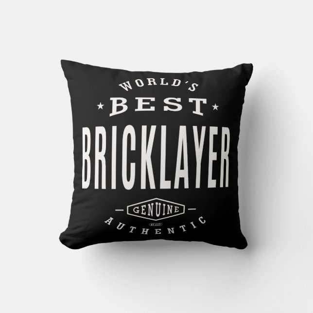 Beste bricklayer ter wereld kussen (Voorkant)