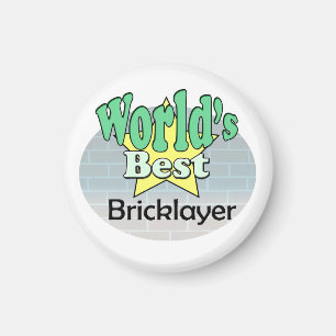Beste bricklayer ter wereld magneet