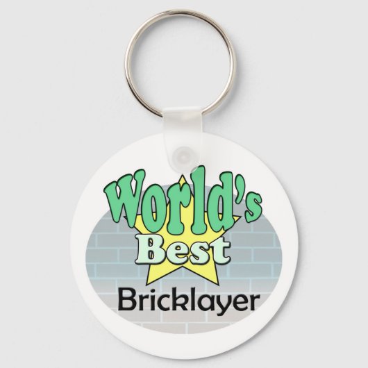 Beste bricklayer ter wereld sleutelhanger (Voorkant)