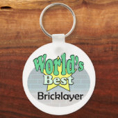Beste bricklayer ter wereld sleutelhanger (Voorkant)