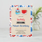 Beste Britse partijuitnodiging Kaart (Staand voorkant)