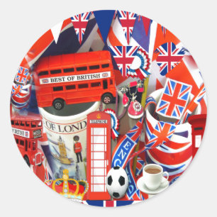 Beste Britse Souvenirs Ronde Sticker