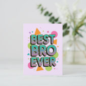 Beste Bro Eens Briefkaart (Staand voorkant)