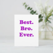 Beste Bro Ever Briefkaart (Staand voorkant)