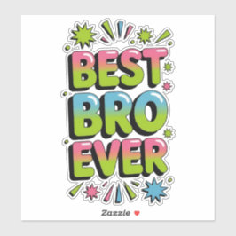 Beste Bro Ever Sticker