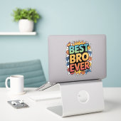 Beste Bro Ever Sticker (Laptop op bureau)