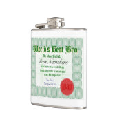 Beste Bro ter wereld Heupfles (Links)