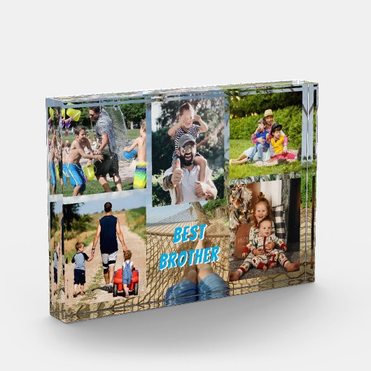 Beste broeder voor het leven van de Funny Fotoblokken (Links)