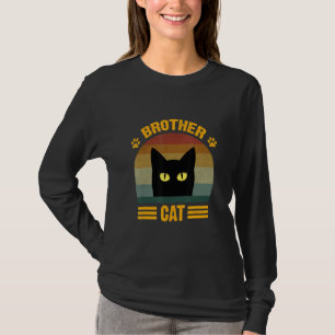 Beste Broer CA Retro Brother Cat Style Re T-shirt