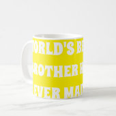 Beste broer die ooit heeft bestaan koffiemok (Voorkant links)
