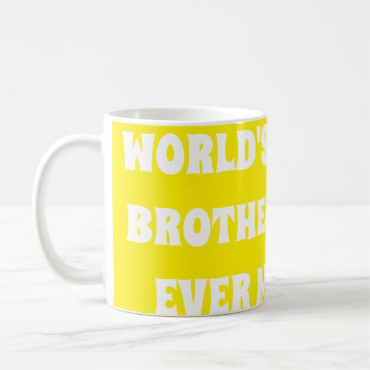 Beste broer die ooit heeft bestaan koffiemok (Links)