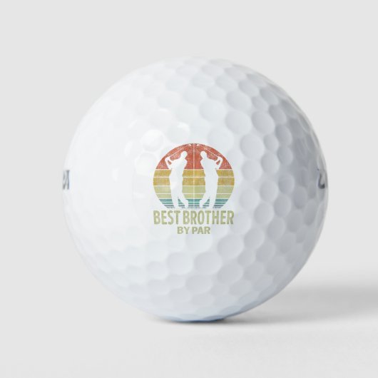 Beste BROER Door Par Golf Golfer Golfballen (Voorkant)