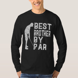 Beste Broer Door Par Vaderdag Gift Funny Golf V T-shirt