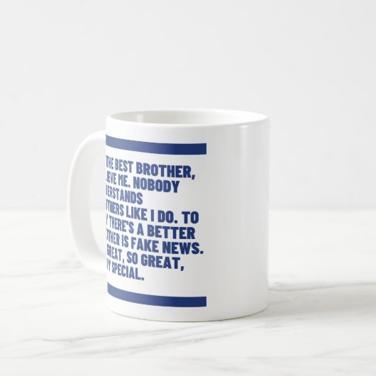 Beste Broer Gift Koffiemok (Voorkant links)