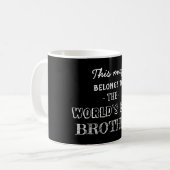 Beste broer hoort hier koffiemok (Voorkant links)