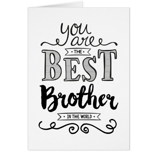 Beste broer in de wereld (Voorkant)