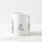 Beste broer in het universum - twee vierkantsfoto' koffiemok (Center)