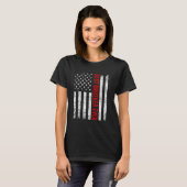 beste broer ooit Amerikaanse vlag Vader D T-shirt (Voorkant volledig)