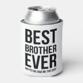 beste broer ooit blikjeskoeler (Blikje Voorkant)