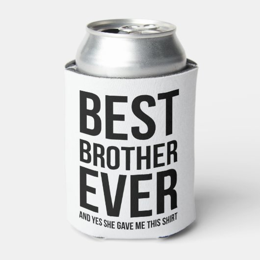 beste broer ooit blikjeskoeler (Blikje Voorkant)