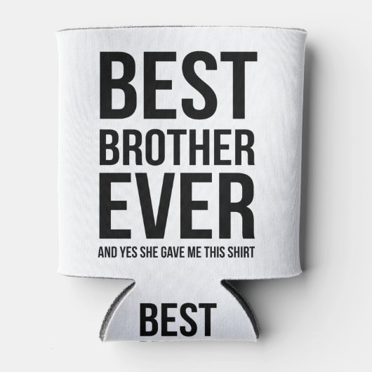 beste broer ooit blikjeskoeler (Voorkant)