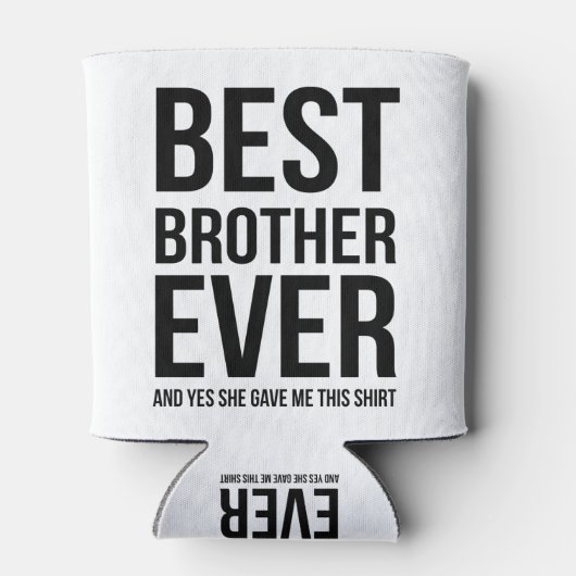 beste broer ooit blikjeskoeler (Achterkant)