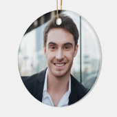 Beste broer ooit definitie foto Kerstmis Keramisch Ornament (Links)