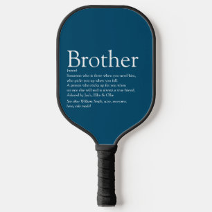Beste broer ooit definitie Fun Blauw Pickleball Paddle
