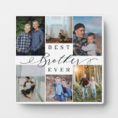 Beste Broer Ooit Foto Collage Keepsake Gift Fotoplaat (Voorkant)