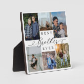 Beste Broer Ooit Foto Collage Keepsake Gift Fotoplaat (Voorkant)